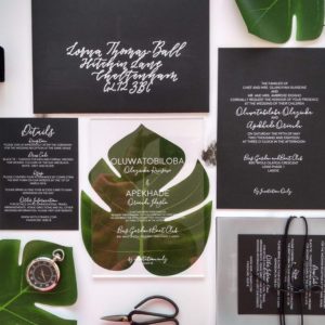 Studio Oudizo Wedding Stationaries and Calligraphy Designs