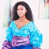 Shop Blue Ivy Ankara Print Wrap Top - African Fashion by Yvoenne Irenroa via My Precious World marketplace for black community