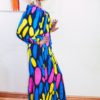 Sade African Fashion Ankara Print Maxi Dress